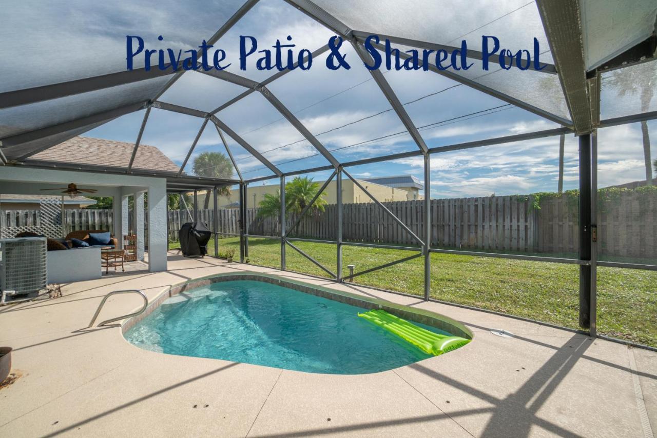 Serene Seaside Retreat - Dog Friendly - 2Br Townhouse With Shared Heated Pool Steps To Paradise Beach! Melbourne Kültér fotó